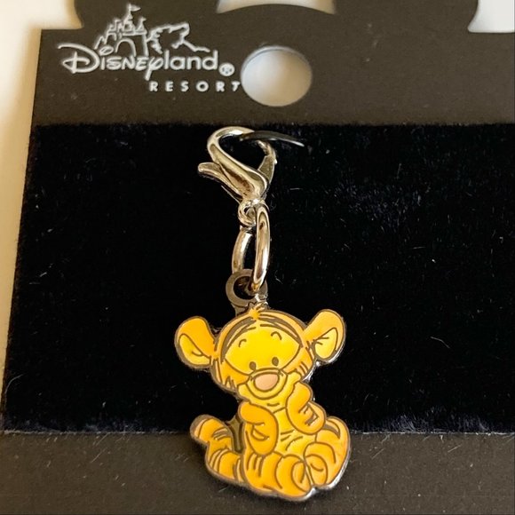 Disney Baby Tigger Charm Winnie Pooh Zipper Pull Vintage Disneyana